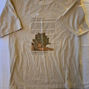 Bench Beige Basic Tee with Green Logo